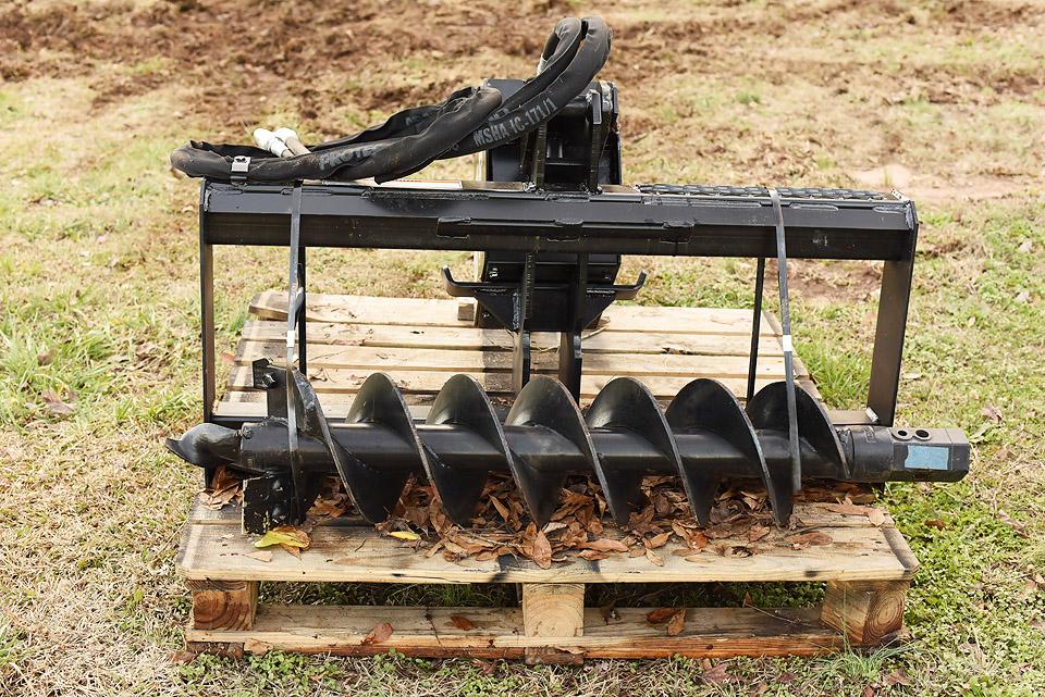 Skid Steer Auger post hole digger drive unit – MCDONOUGH EQUIPMENT