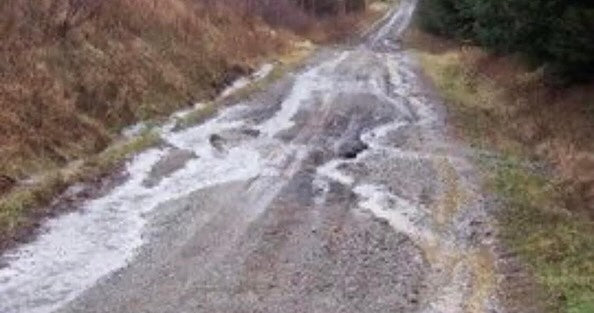 Driveway washed out?