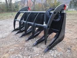 Skid Steer Attachments | Clam Grapples