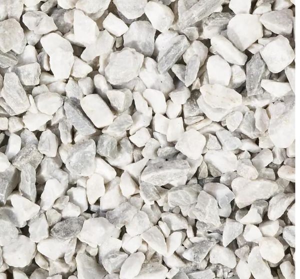 White marble chips